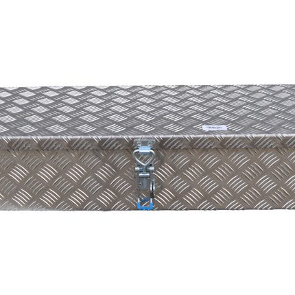 De Haan DE HAAN BOX H - 900x380x190 mm - waterdichte en stofdichte aluminium traanplaat disselbak - voorzien van vlinderslot of spansluiting