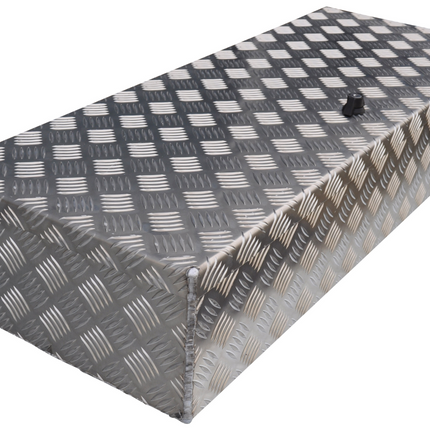 De Haan DE HAAN BOX H - 900x380x190 mm - waterdichte en stofdichte aluminium traanplaat disselbak - voorzien van vlinderslot of spansluiting