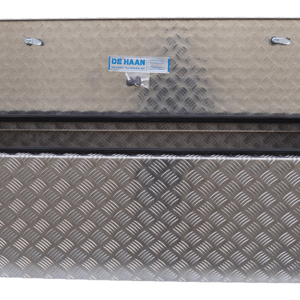 De Haan DE HAAN BOX HUW - 1140x340x400 mm aluminium traanplaat disselbak - voorzien van vlinderslot