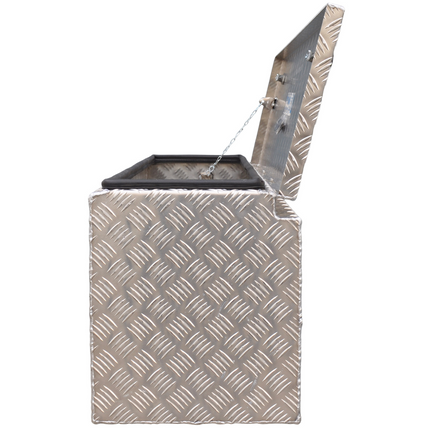 De Haan DE HAAN BOX HUW - 1140x340x400 mm aluminium traanplaat disselbak - voorzien van vlinderslot