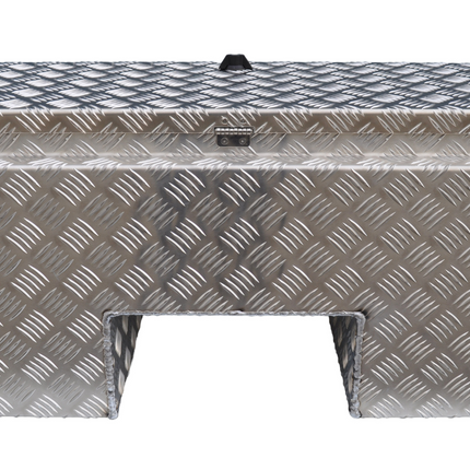 De Haan DE HAAN BOX IN - 800x350x400 mm - aluminium traanplaat disselbak - voorzien van vlinderslot
