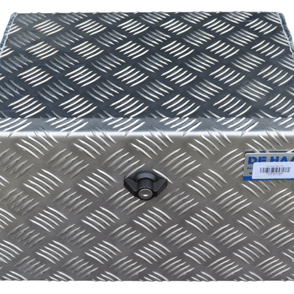 De Haan DE HAAN BOX OK - 400x240x300 mm - waterdichte en stofdichte aluminium traanplaat disselbak - voorzien van vlinderslot of t-sluiting