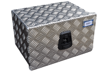 De Haan DE HAAN BOX OK - 400x240x300 mm - waterdichte en stofdichte aluminium traanplaat disselbak - voorzien van vlinderslot of t-sluiting