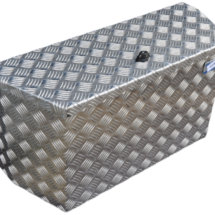 De Haan DE HAAN BOX PBV - waterdichte en stofdichte aluminium traanplaat disselbak 750x320x400 mm - voorzien van vlinderslot
