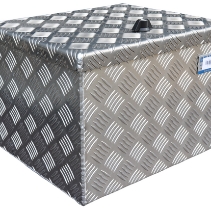 De Haan DE HAAN BOX S - waterdichte en stofdichte aluminium traanplaat disselbak 400x380x295 mm - voorzien van vlinderslot of spansluiting
