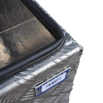 De Haan DE HAAN BOX S - waterdichte en stofdichte aluminium traanplaat disselbak 400x380x295 mm - voorzien van vlinderslot of spansluiting