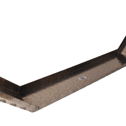 De Haan Tandem spatbord - 1400x200x350 mm - aluminium traanplaat materiaal - 5-kant