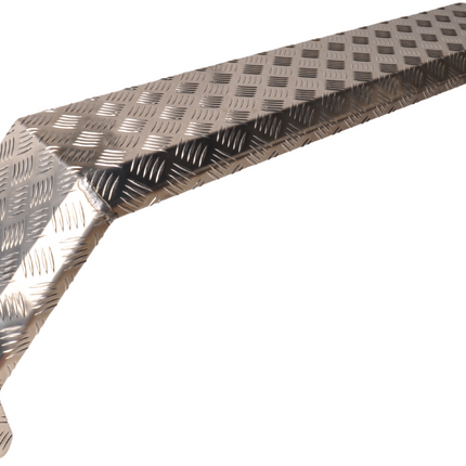 De Haan Tandem spatbord - 1400x220x350 mm - aluminium traanplaat materiaal - 5-kant