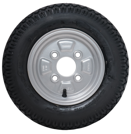 Deli Tire Compleet aanhanger wiel - 3.50-8 - steekmaat: 4x100 - draagvermogen: 170 kg - naafdiameter: 60 mm - 4PR
