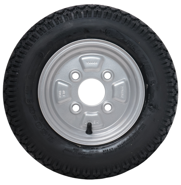 Deli Tire Compleet aanhanger wiel - 3.50-8 - steekmaat: 4x100 - draagvermogen: 170 kg - naafdiameter: 60 mm - 4PR