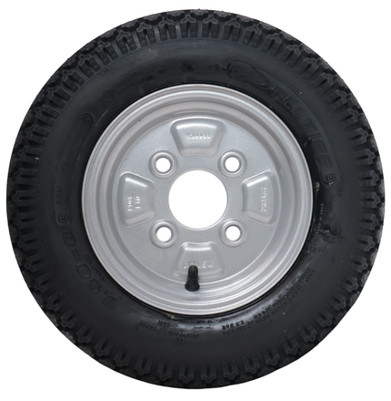 Deli Tire Compleet aanhanger wiel - 3.50-8 - steekmaat: 4x100 - draagvermogen: 170 kg - naafdiameter: 60 mm - 4PR