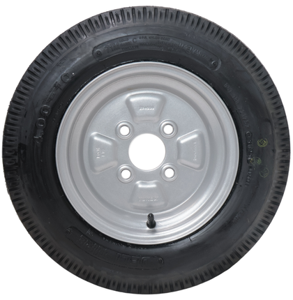 Deli Tire Compleet aanhanger wiel - 4.00-10 - steekmaat: 4x100 - draagvermogen: 345 kg - naafdiameter: 60 mm - 6PR