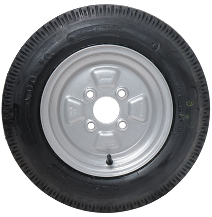 Deli Tire Compleet aanhanger wiel - 4.00-10 - steekmaat: 4x100 - draagvermogen: 345 kg - naafdiameter: 60 mm - 6PR