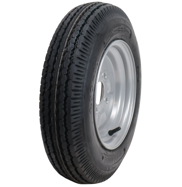 Deli Tire Compleet aanhanger wiel - 4.00-10 - steekmaat: 4x100 - draagvermogen: 345 kg - naafdiameter: 60 mm - 6PR