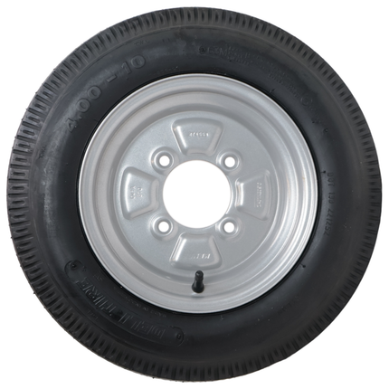 Deli Tire Compleet aanhanger wiel - 4.00-10 - steekmaat: 4x115 - draagvermogen: 275 kg - naafdiameter: 85 mm - 4PR