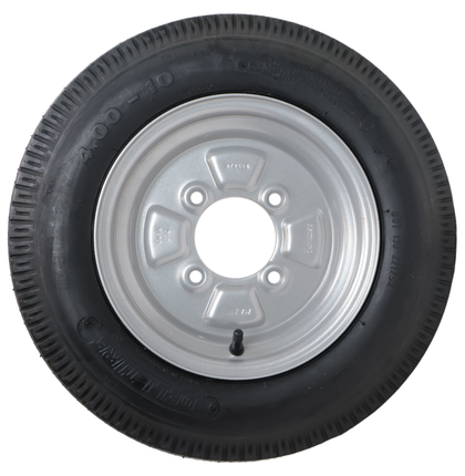 Deli Tire Compleet aanhanger wiel - 4.00-10 - steekmaat: 4x115 - draagvermogen: 275 kg - naafdiameter: 85 mm - 4PR