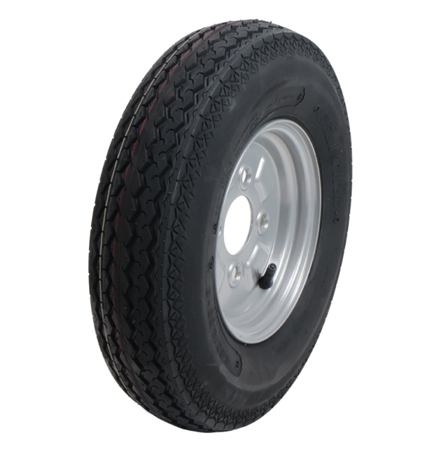 Deli Tire Compleet aanhanger wiel - 4.00-8 - steekmaat: 4x100 - draagvermogen: 265 kg - naafdiameter: 60 mm - 4PR
