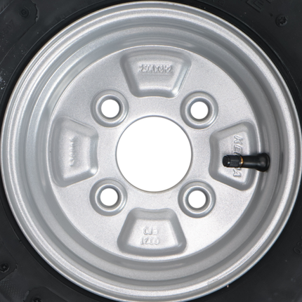 Deli Tire Compleet aanhanger wiel - 4.00-8 - steekmaat: 4x100 - draagvermogen: 265 kg - naafdiameter: 60 mm - 4PR