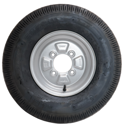 Deli Tire Compleet aanhanger wiel - 5.20-10 - steekmaat: 4x115 - draagvermogen: 280 kg - naafdiameter: 85 mm - 4PR