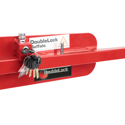 DoubleLock Buffalo compact wielklem - geschikt voor 13, 14 en 15 inch wielen/velgen - SCM gekeurd
