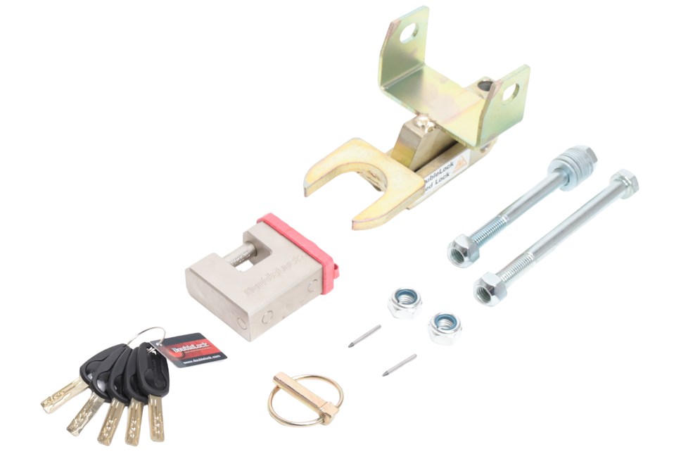 DoubleLock DoubleLock Avonride AV50 Fixed Lock - SCM gekeurd onderbouw disselslot voor de Knott Avonride AV50