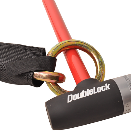 DoubleLock Kettingslot/loopchain - 200 cm lang - SCM gekeurd - wielklem functie