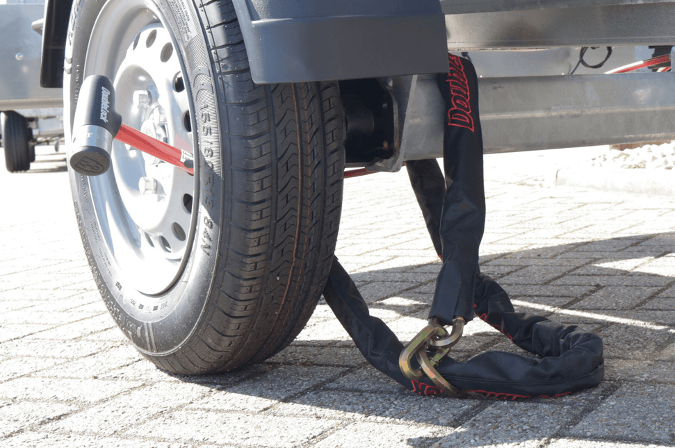 DoubleLock Kettingslot/loopchain - 200 cm lang - SCM gekeurd - wielklem functie
