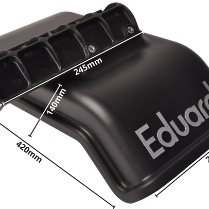 Eduard Eduard spatbord rechts met steun - 420x220x140 mm