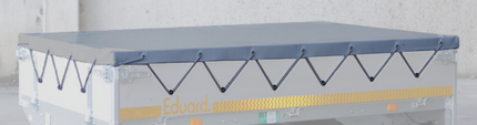 Eduard Vlakzeil op maat voor Eduard aanhanger - 250x145 cm - waterdicht
