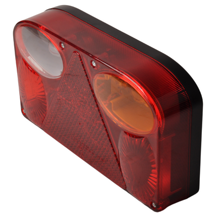 Fristom Achterlicht - Fristom FT-088 - rechts - 240x138x56 mm - gloeilamp - inclusief achteruitrijverlichting