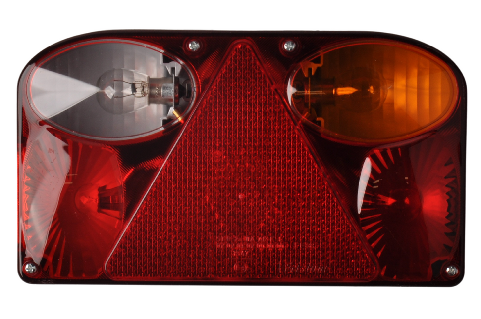 Fristom Achterlicht - Fristom FT-088 - rechts - 240x138x56 mm - gloeilamp - inclusief achteruitrijverlichting