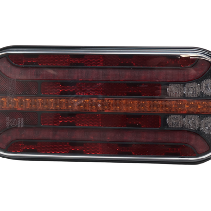 Fristom Achterlicht - Fristom FT-230 LED - links - 215x95x38 mm - met dynamische richtingaanwijzer - inclusief mistlamp