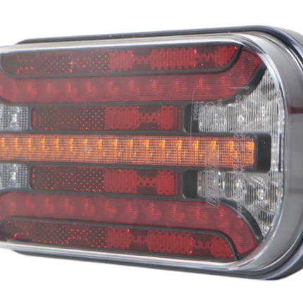 Fristom Achterlicht - Fristom FT-230 LED - rechts - 215x95x38 mm - met dynamische richtingaanwijzer - inclusief achteruitrijverlichting