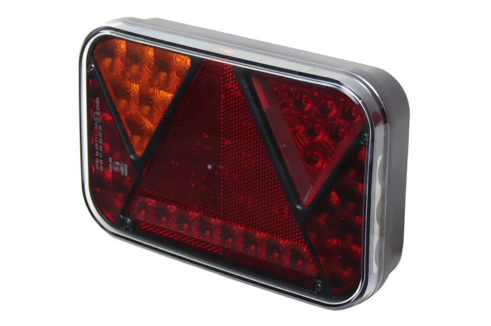 Fristom Achterlicht - Fristom - links - 200x130x50 mm - Aspöck connector - met ingebouwde weerstand