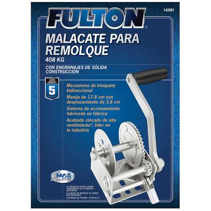 Fulton Ongeremde handlier - Fulton T900 - 410/205 kg