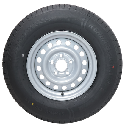 GT RADIAL Compleet aanhanger wiel - 205/80R14C - steekmaat: 5x112 - draagvermogen: 950 kg - naafdiameter: 67 mm