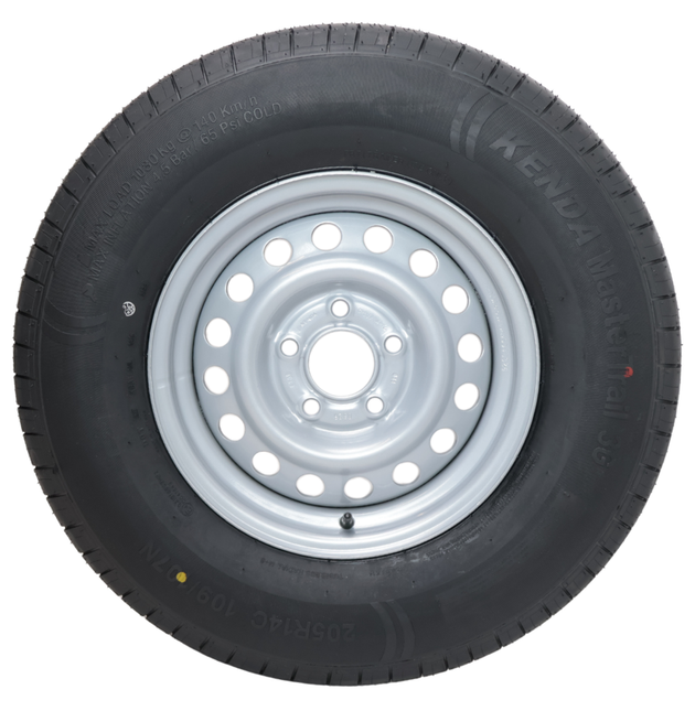 GT RADIAL Compleet aanhanger wiel - 205/80R14C - steekmaat: 5x112 - draagvermogen: 950 kg - naafdiameter: 67 mm