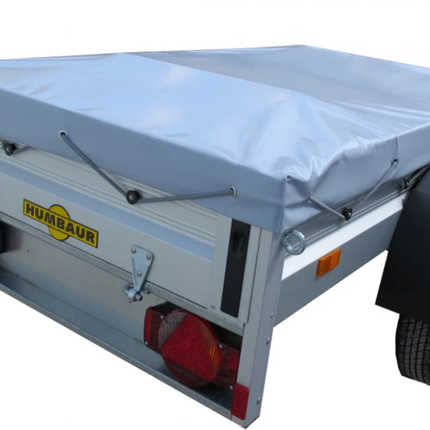 Humbaur Vlakzeil geschikt voor Humbaur bakwagen 205x109 cm - grijs