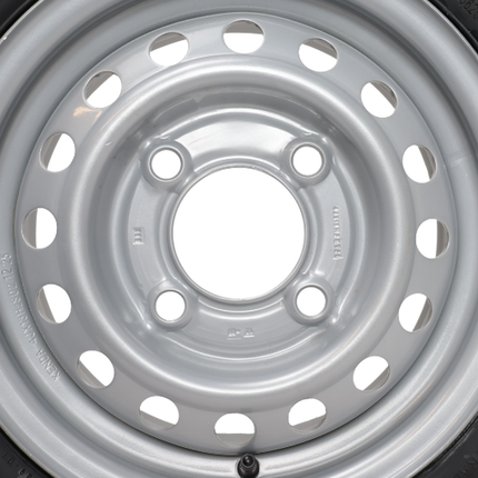 Kargotrail Compleet aanhanger wiel - 135/80R13 - steekmaat: 4x130 - draagvermogen: 335 kg - naafdiameter: 85 mm
