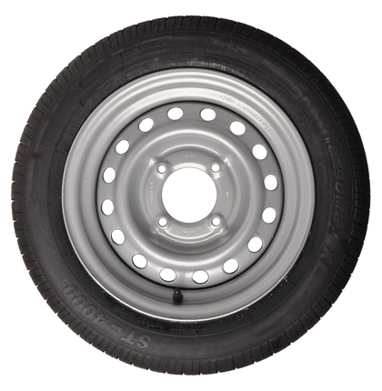 Kargotrail Compleet aanhanger wiel - 145/70R13 - steekmaat: 4x115 - draagvermogen: 425 kg - naafdiameter: 85 mm