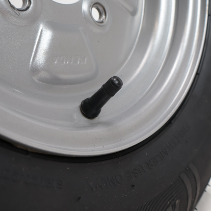 Kargotrail Compleet aanhanger wiel - 145/80R10- 145R10- vetnippel - steekmaat: 4x101,6 - draagvermogen: 375 kg - naafdiameter: 67 mm - 4PR