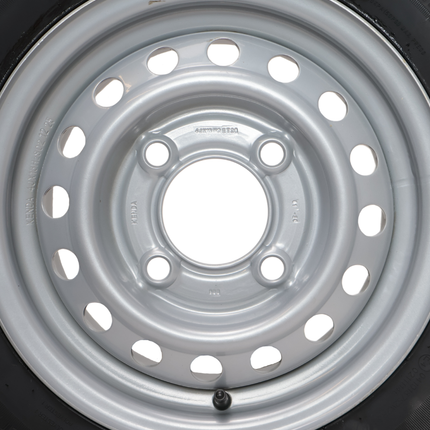 Kargotrail Compleet aanhanger wiel - 145/80R13 - steekmaat: 4x130 - draagvermogen: 425 kg - naafdiameter: 85 mm