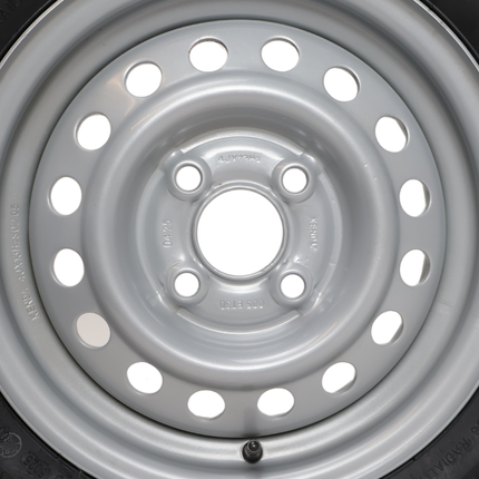 Kargotrail Compleet aanhanger wiel - 155/70R13 - steekmaat: 4x100 - draagvermogen: 375 kg - naafdiameter: 57 mm