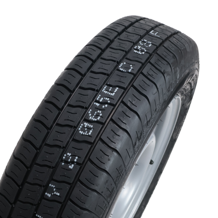 Kargotrail Compleet aanhanger wiel - 155R13C - steekmaat: 4x100 - draagvermogen: 615 kg - naafdiameter: 57 mm