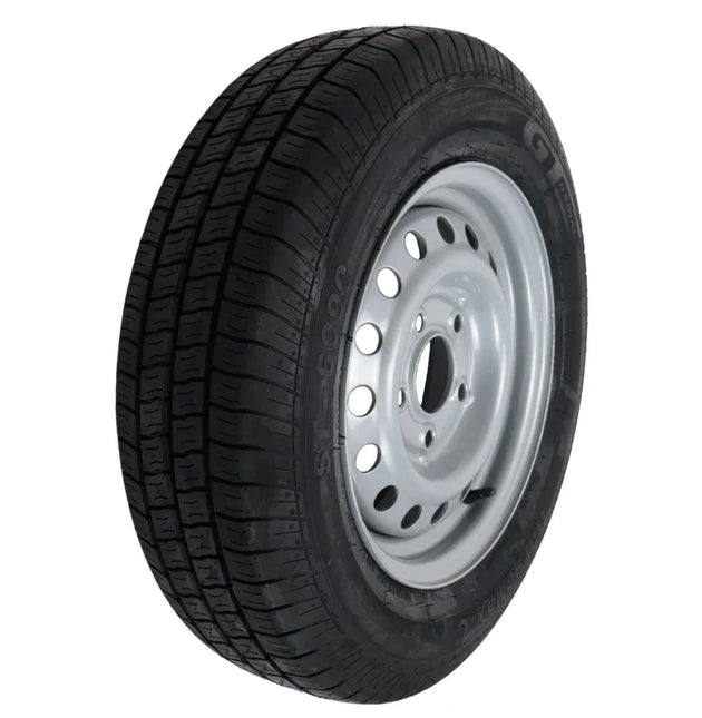 Kargotrail Compleet aanhanger wiel - 155R13C - steekmaat: 5x112 - draagvermogen: 615 kg - naafdiameter: 67 mm