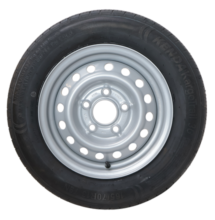 Kargotrail Compleet aanhanger wiel - 165/70R13 - steekmaat: 5x112 - draagvermogen: 437 kg - naafdiameter: 67 mm