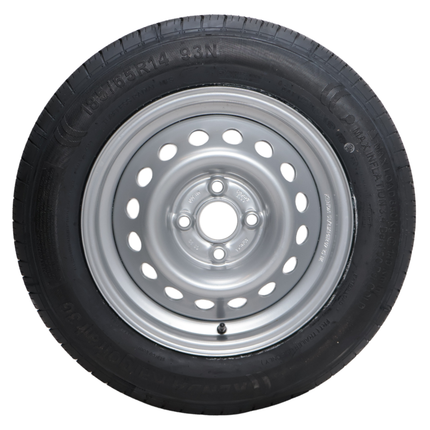 Kargotrail Compleet aanhanger wiel - 185/65R14 - steekmaat: 4x100 - draagvermogen: 650kg - naafdiameter: 57 mm