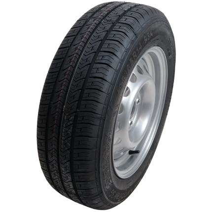 Kargotrail Compleet aanhanger wiel - 185/65R14 - steekmaat: 4x100 - draagvermogen: 650kg - naafdiameter: 57 mm