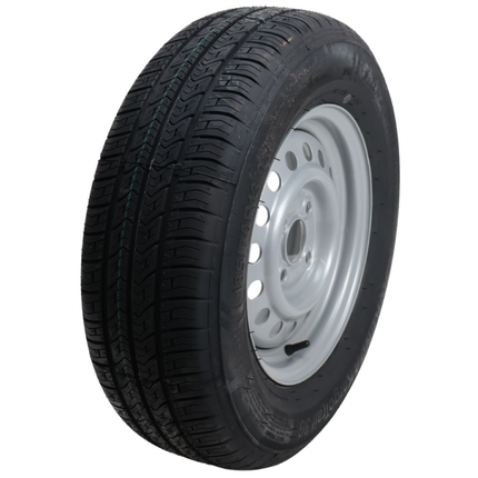 Kargotrail Compleet aanhanger wiel - 185/70R13 - steekmaat: 4x100 - draagvermogen: 600 kg - naafdiameter: 57 mm