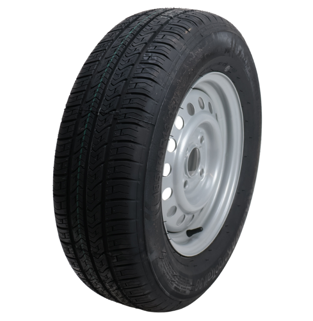 Kargotrail Compleet aanhanger wiel - 185/70R13 - steekmaat: 4x100 - draagvermogen: 600 kg - naafdiameter: 57 mm